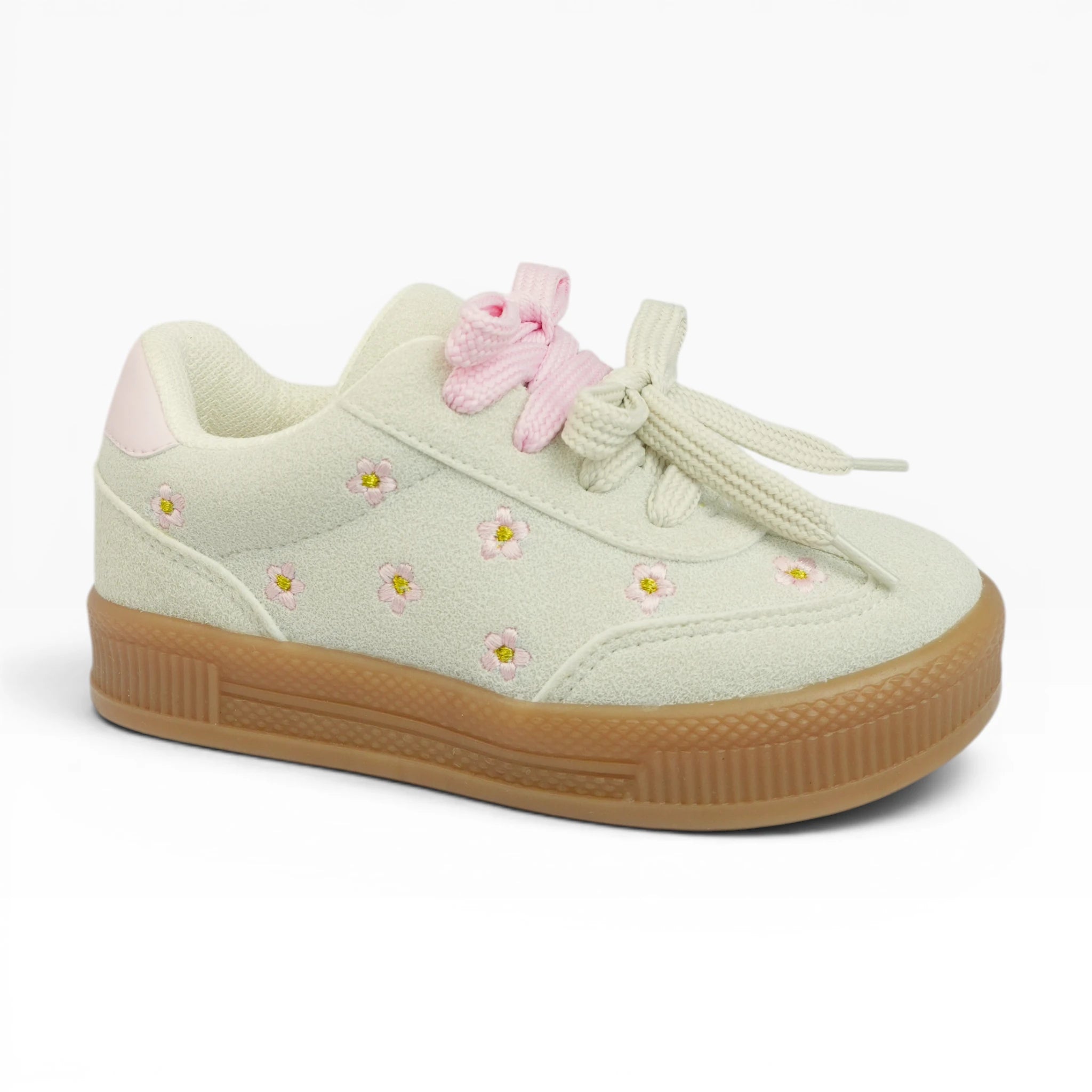 Tenis para Niña con Flores Bordadas Spimfer