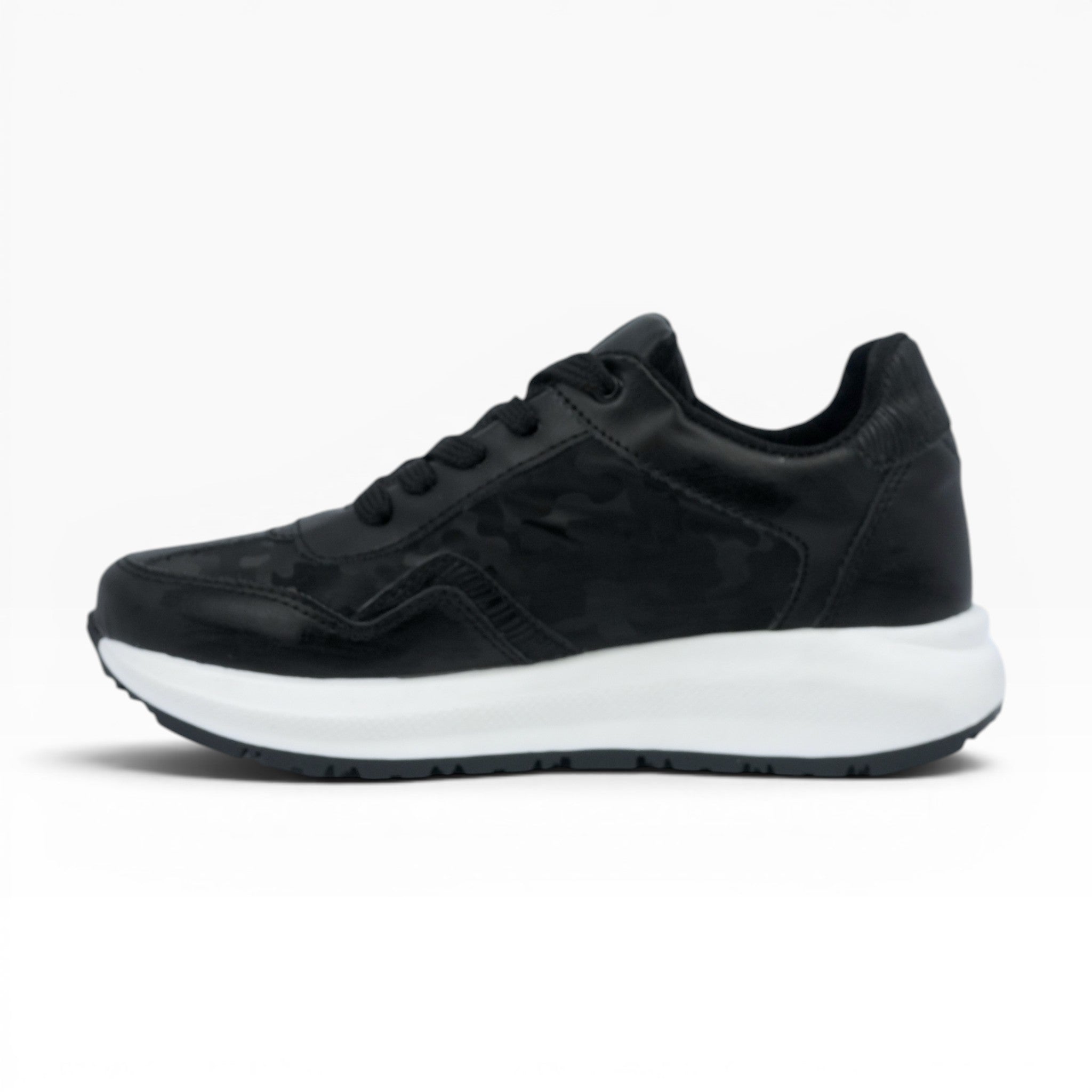 Tenis Deportivos Spimfer Negros para Mujer: Estilo Urbano y Máximo Confort