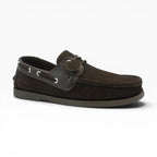 Mocasines Tipo Apache en Cuero Café Spimfer