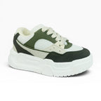 Tenis Casuales Urbanos Spimfer Blanco Verde para Niños