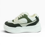 Tenis Casuales Urbanos Spimfer Blanco Verde para Niños