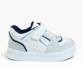 Zapatillas con Velcro Cómodas y Livianas Spimfer Blanco Azul para Niños