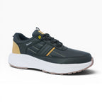 Tenis Casuales Spimfer Negros con Detalles Miel para Hombre: Estilo y Confort Superior