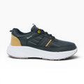 Tenis Casuales Spimfer Negros con Detalles Miel para Hombre: Estilo y Confort Superior