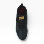 Tenis Casuales Spimfer Negros con Detalles Miel para Hombre