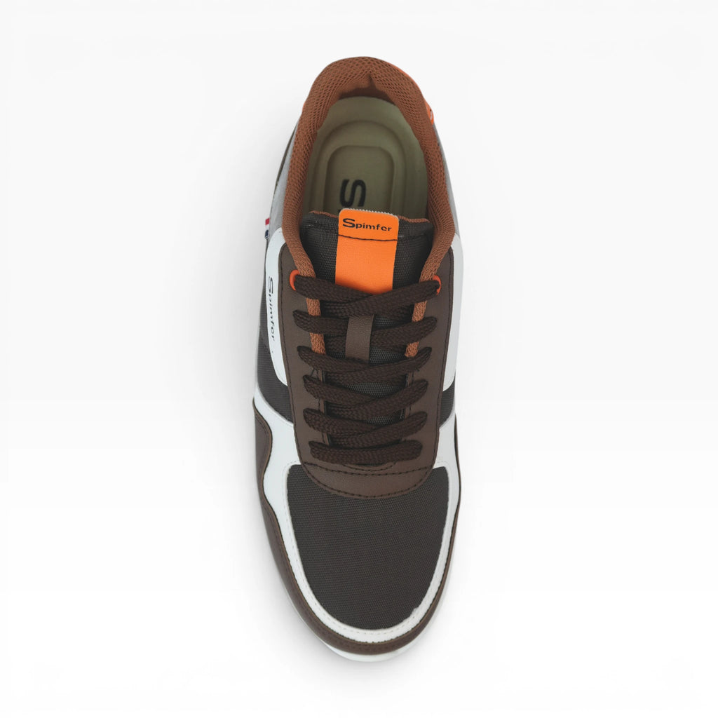 Tenis Casuales Spimfer Marrón Multicolor para Hombre