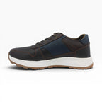 Tenis en Cuero para Hombre Spimfer Azul