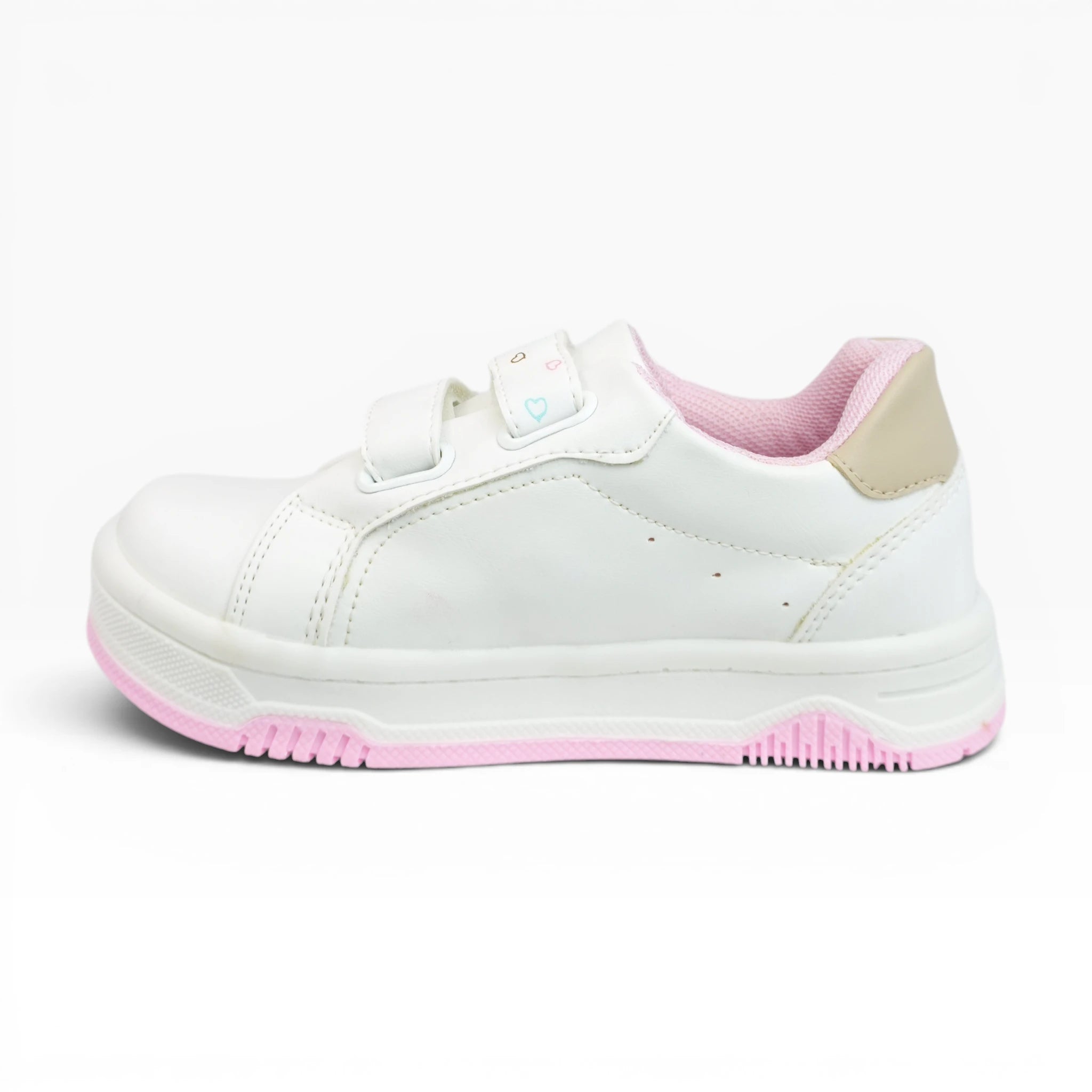 Tenis para Niña Blancos con Gatito Y Velcro