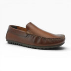 Mocasines Spimfer de Cuero Color Miel