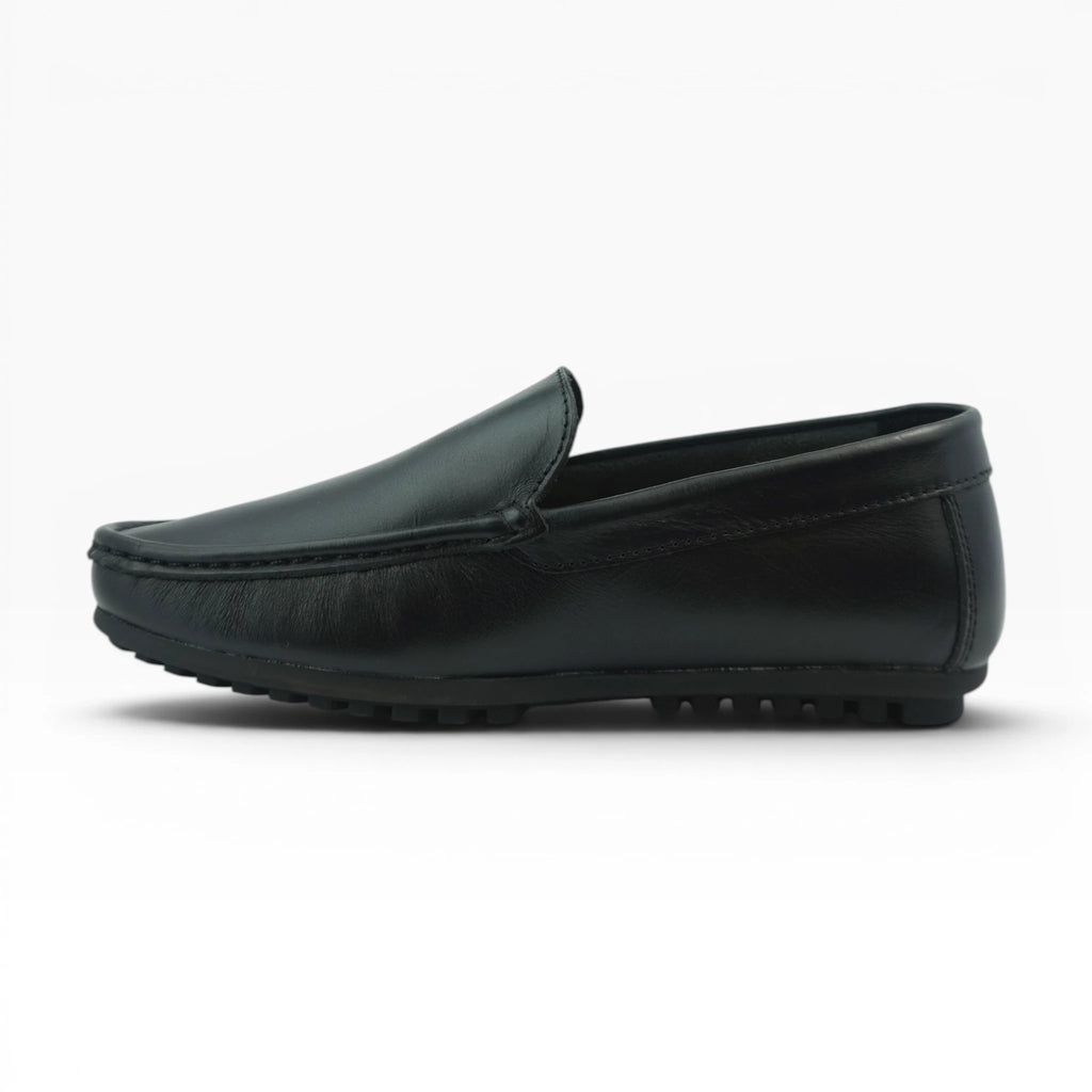 Mocasines Spimfer de Cuero Negro