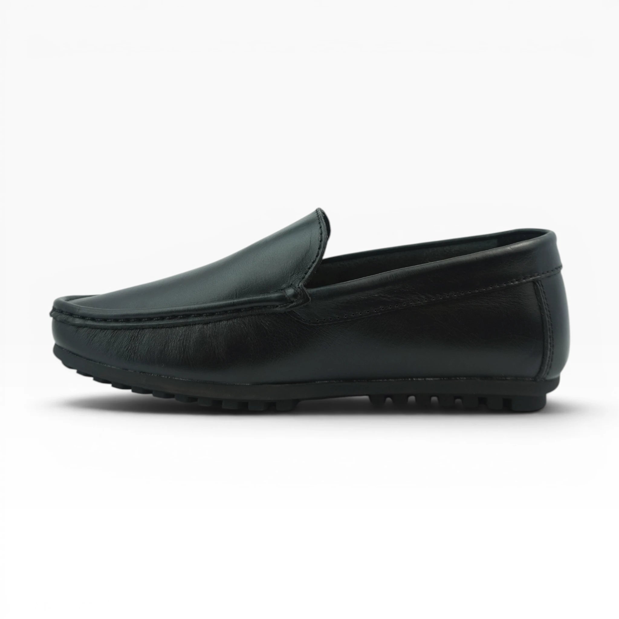 Mocasines Spimfer de Cuero Negro