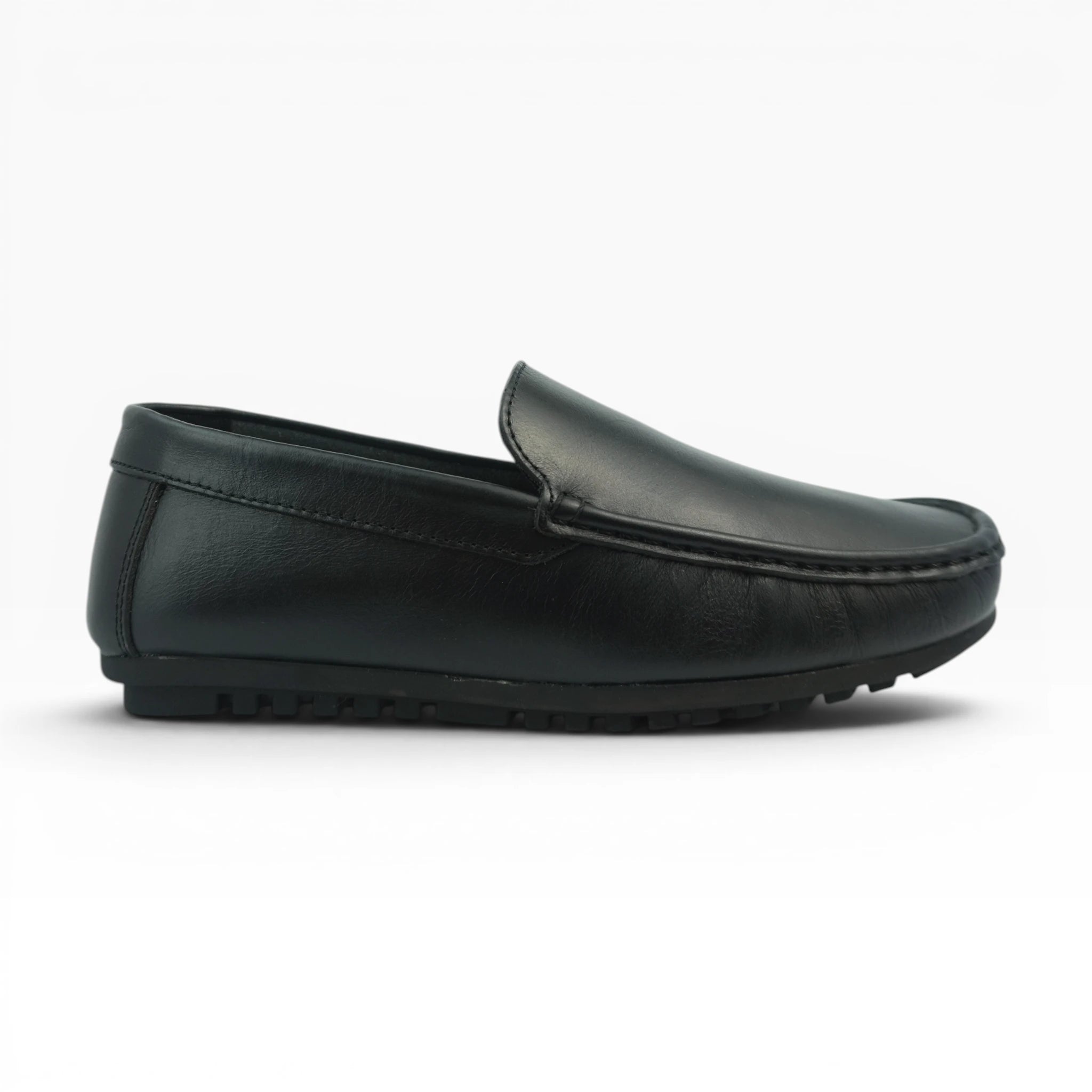 Mocasines Spimfer de Cuero Negro