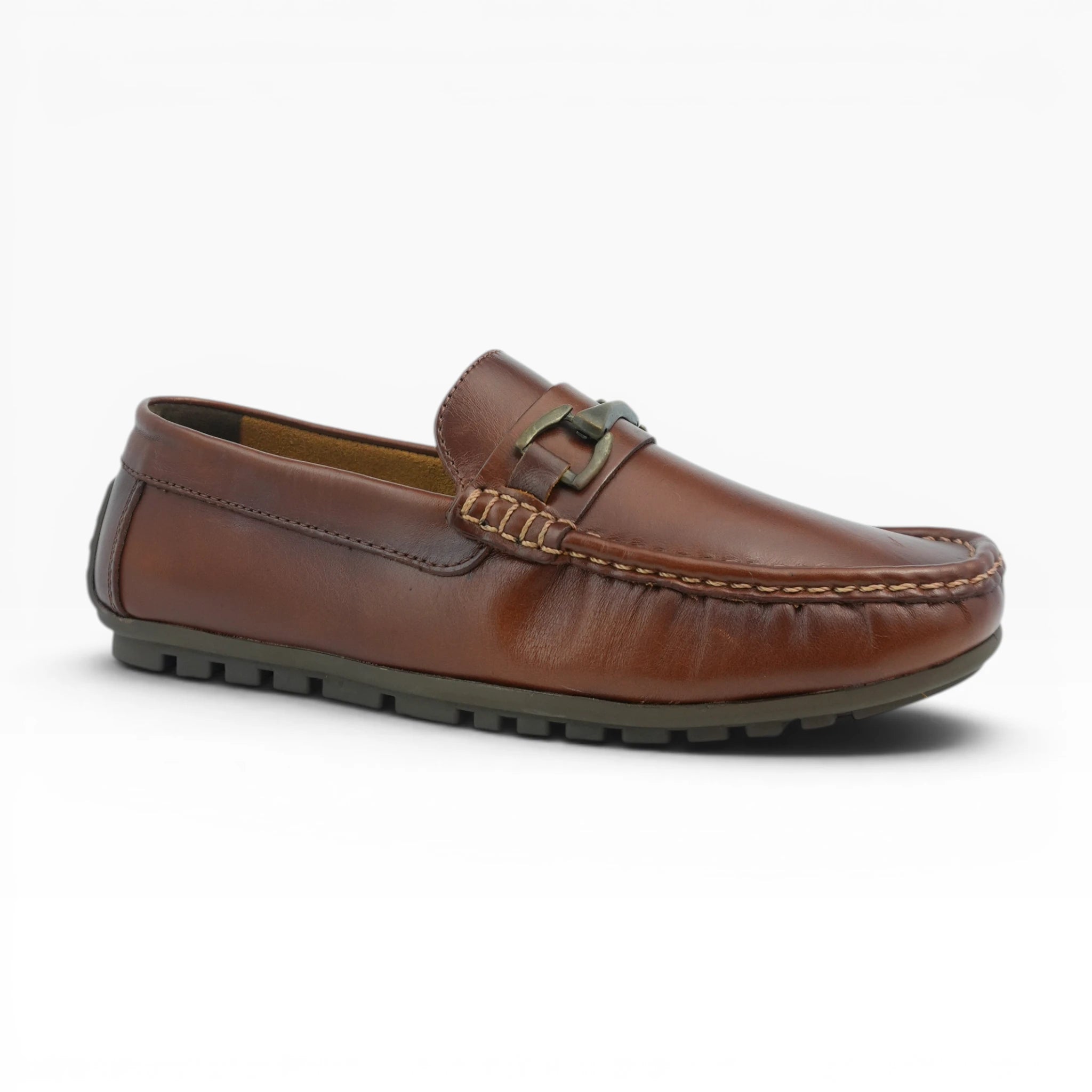 Mocasines En Cuero Para Hombre Versalles Color Miel