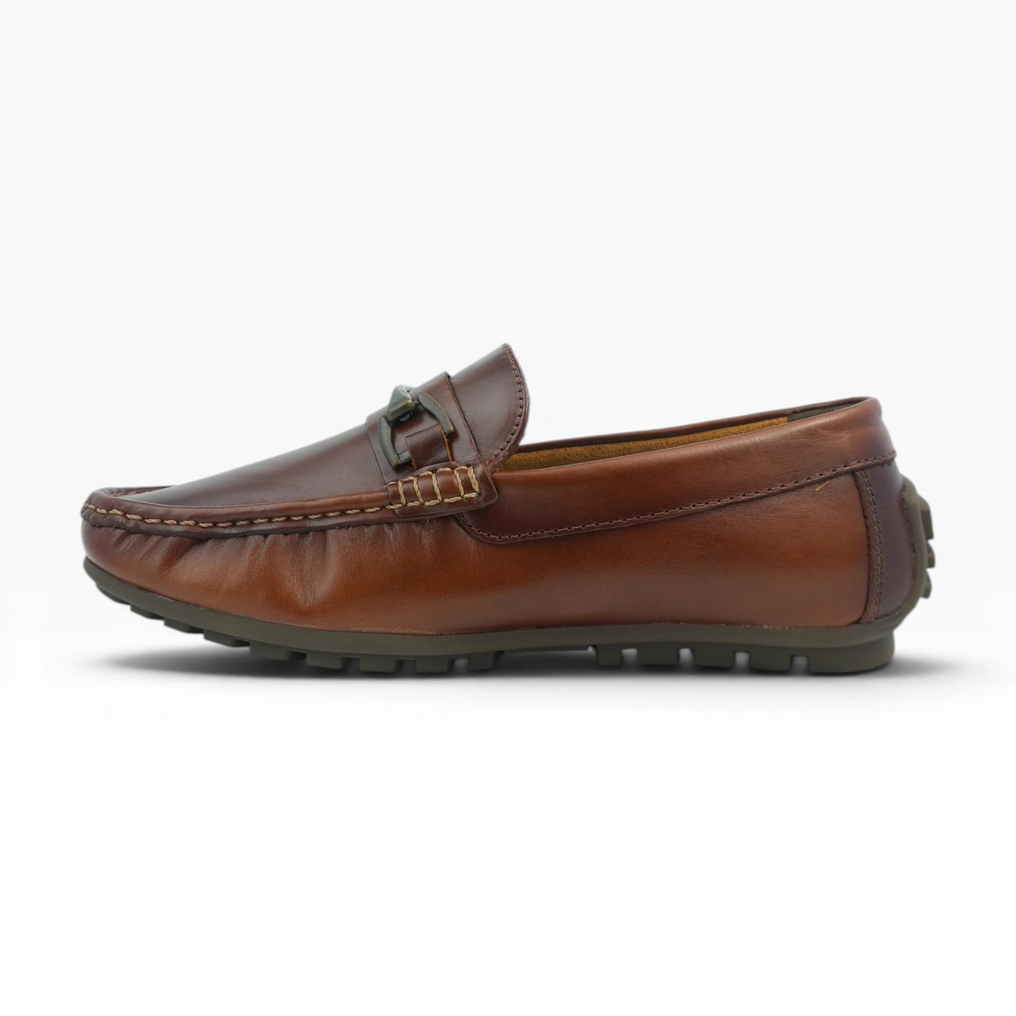 Mocasines En Cuero Para Hombre Versalles Color Miel