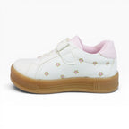 Tenis Niña Blanco Flores Spimfer