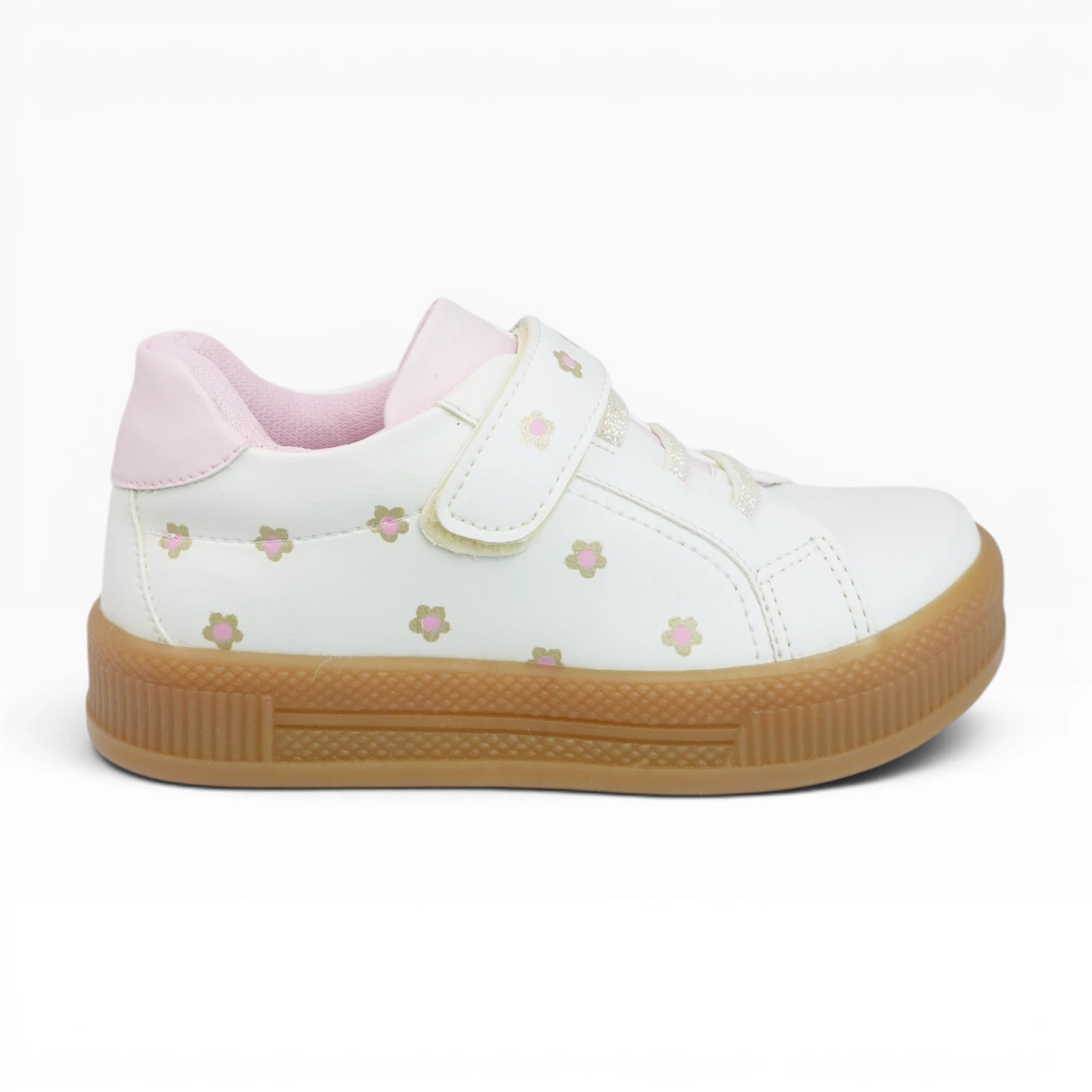 Tenis Niña Blanco Flores Spimfer