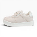 Tenis Deportivos de Velcro Nude Marfil para Niña