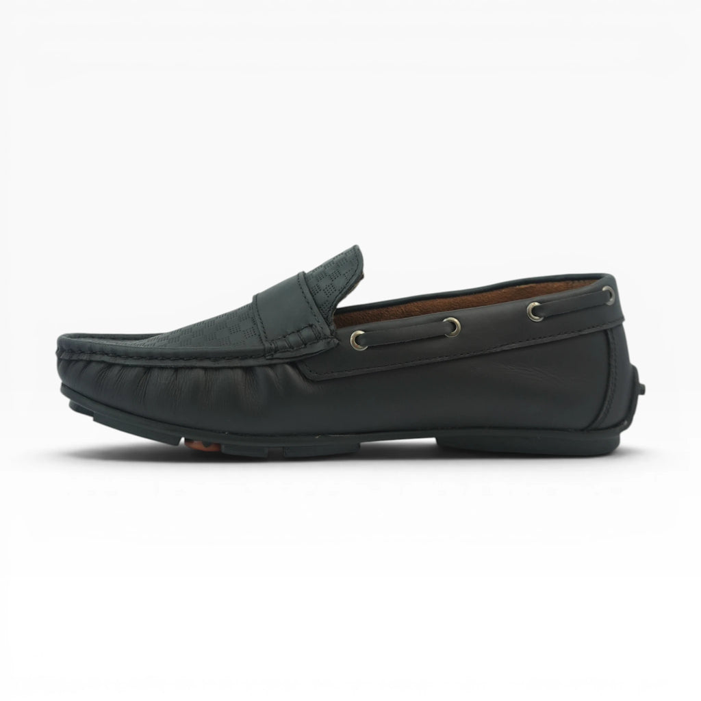 Mocasines de Cuero Negro Premium Spimfer