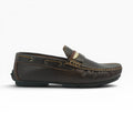 Mocasines de Cuero Café con Textura Spimfer