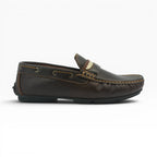 Mocasines de Cuero Café con Textura Spimfer