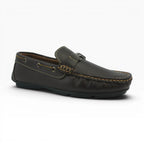 Mocasines de Cuero Café Microperforado Spimfer