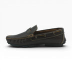 Mocasines de Cuero Café Microperforado Spimfer