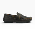 Mocasines de Cuero Café Microperforado Spimfer