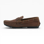 Mocasines de Cuero Marrón Spimfer