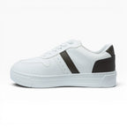 Tenis Casuales Spimfer Blanco Marrón para Hombre: Estilo Clásico y Confort Premium
