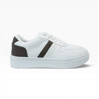 Tenis Casuales Spimfer Blanco Marrón para Hombre: Estilo Clásico y Confort Premium