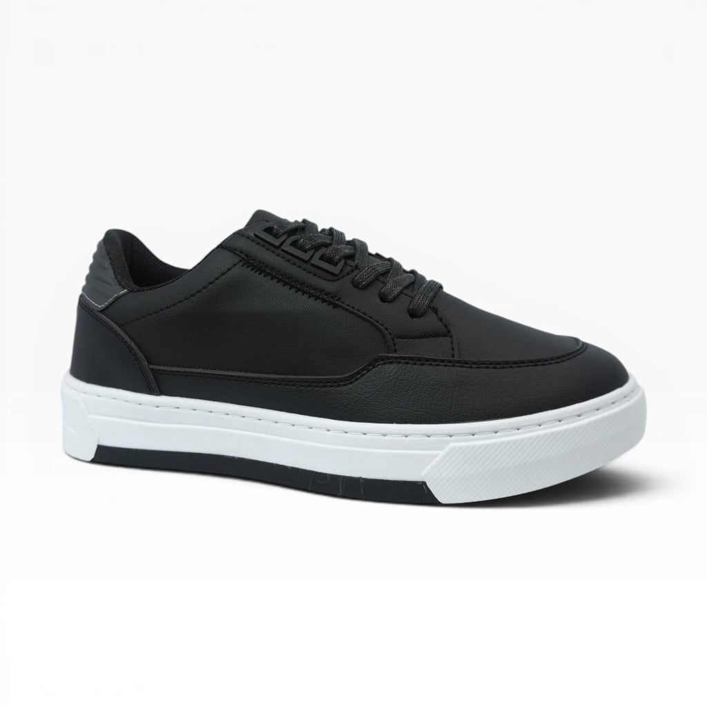 Tenis Casuales Spimfer Negro para Hombre: Elegancia Urbana y Confort Premium