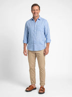 Sandalias de Cuero con Doble Hebilla Miel para Hombre Spimfer