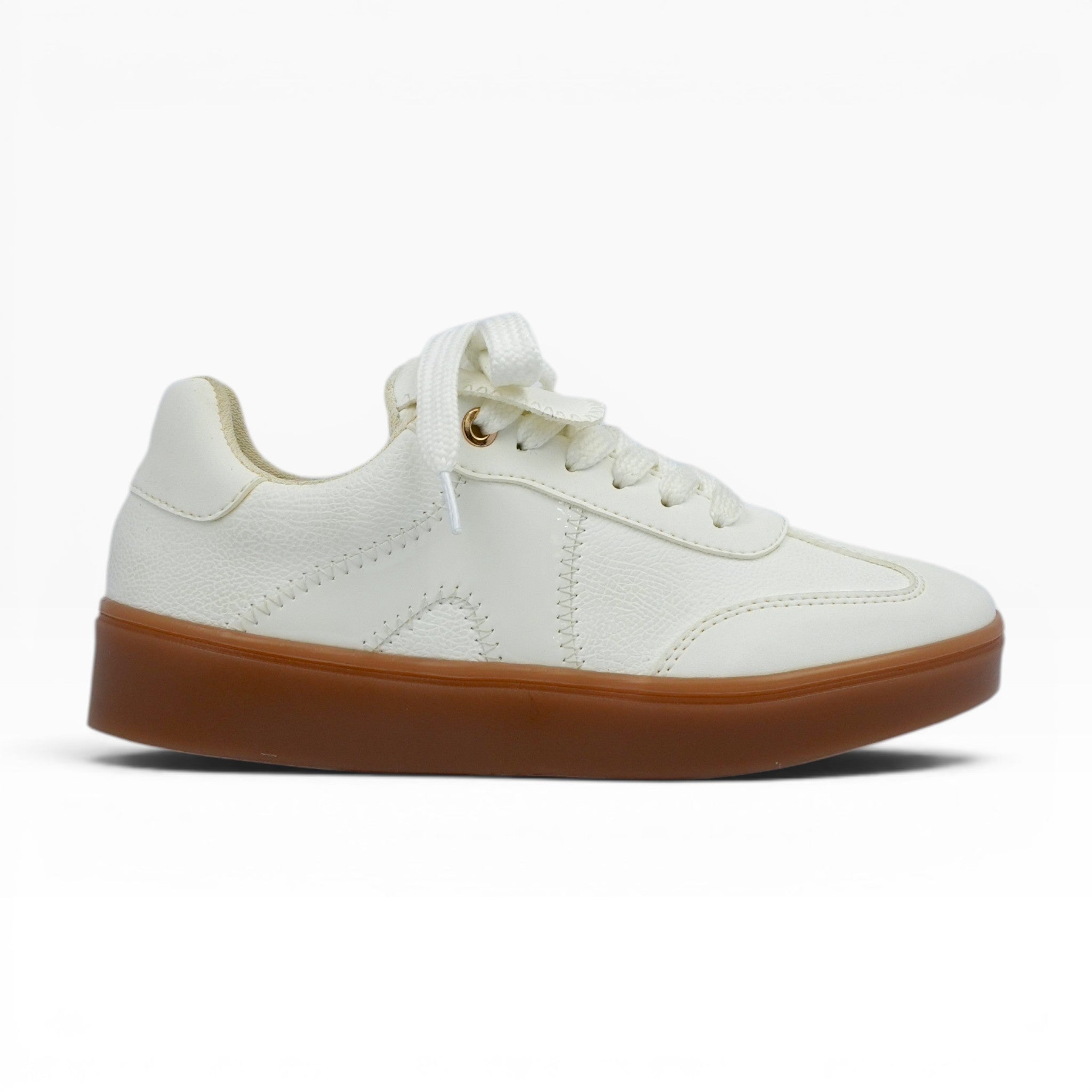 Tenis Spimfer Blancos con Suela Café para Mujer: Estilo y Confort Urbano