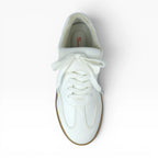 Tenis Spimfer Blancos con Suela Café para Mujer