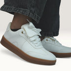 Tenis Spimfer Blancos con Suela Café para Mujer