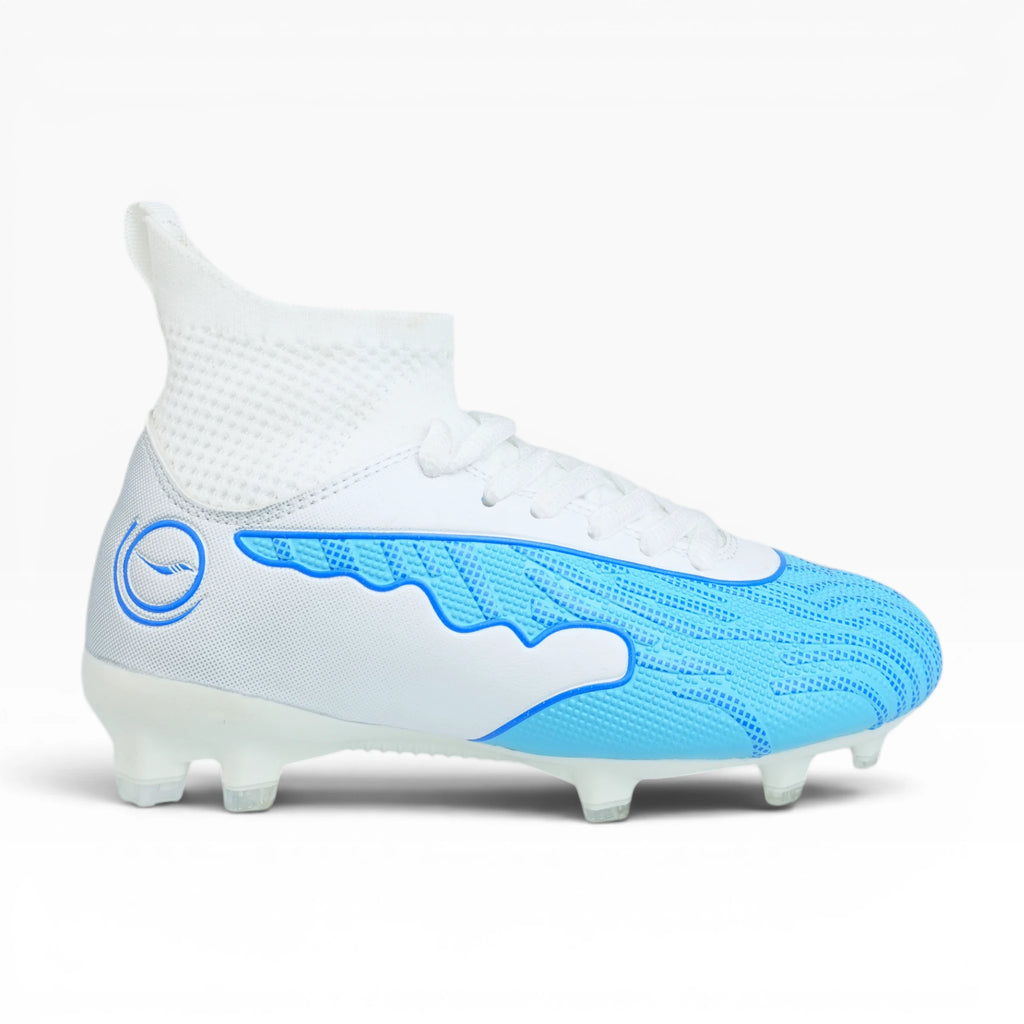 Guayo Flexrun Blanco Azul Tipo Media para Niño
