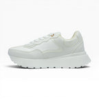 Tenis Total White Spimfer con Plataforma para Mujer: Estilo Minimalista y Confort