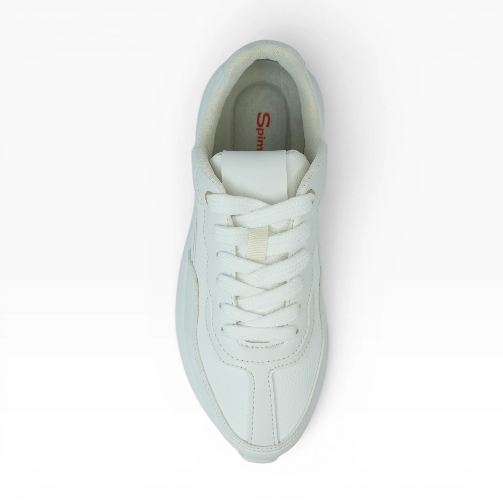 Tenis Total White Spimfer con Plataforma para Mujer