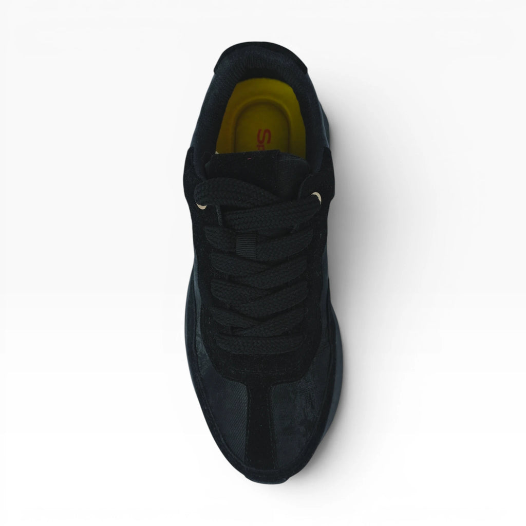 Tenis Total Black Spimfer con Plataforma para Mujer