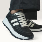Tenis Deportivos Spimfer Negros y Blancos para Mujer