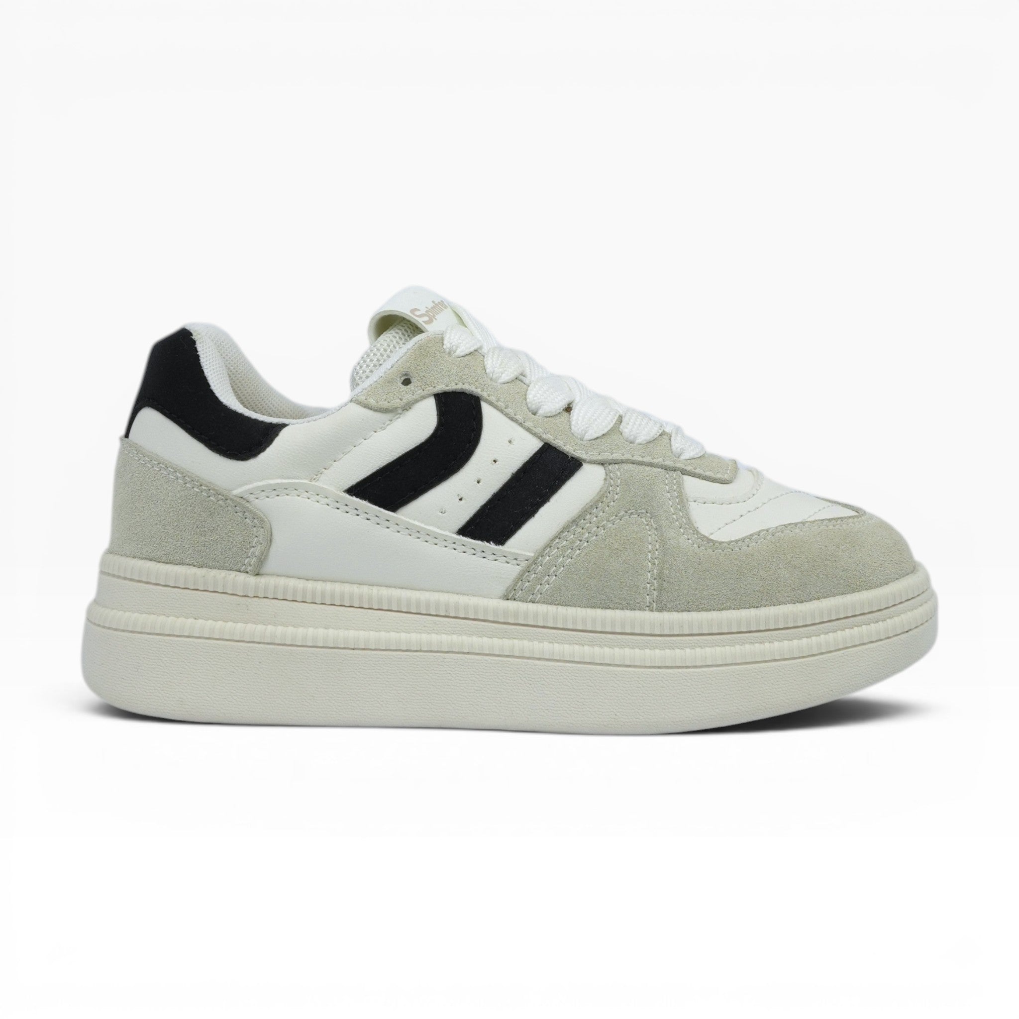 Tenis Urbanos Spimfer Blanco Negro con Plataforma para Mujer: Tendencia y Comodidad