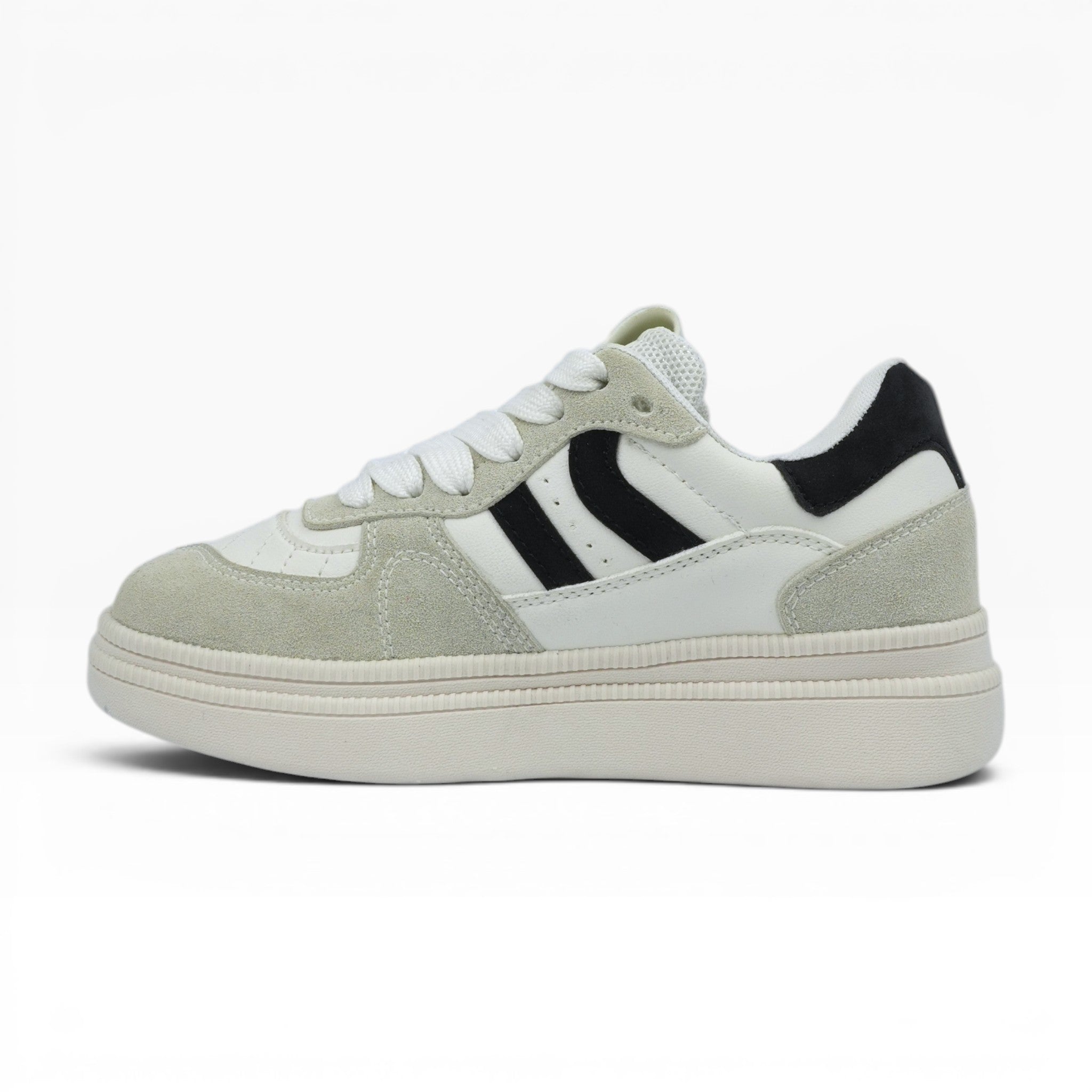 Tenis Urbanos Spimfer Blanco Negro con Plataforma para Mujer: Tendencia y Comodidad