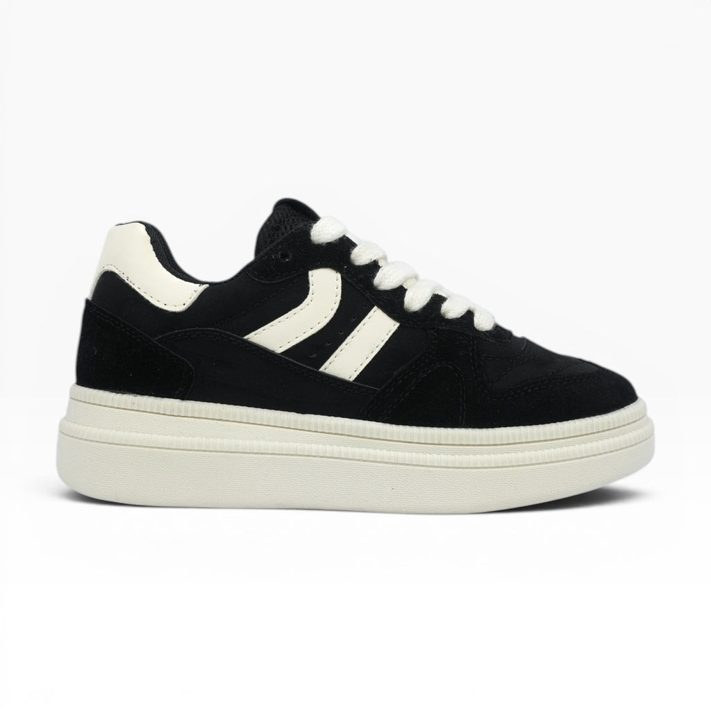 Tenis Urbanos Spimfer Negros con Plataforma para Mujer: Tendencia y Comodidad