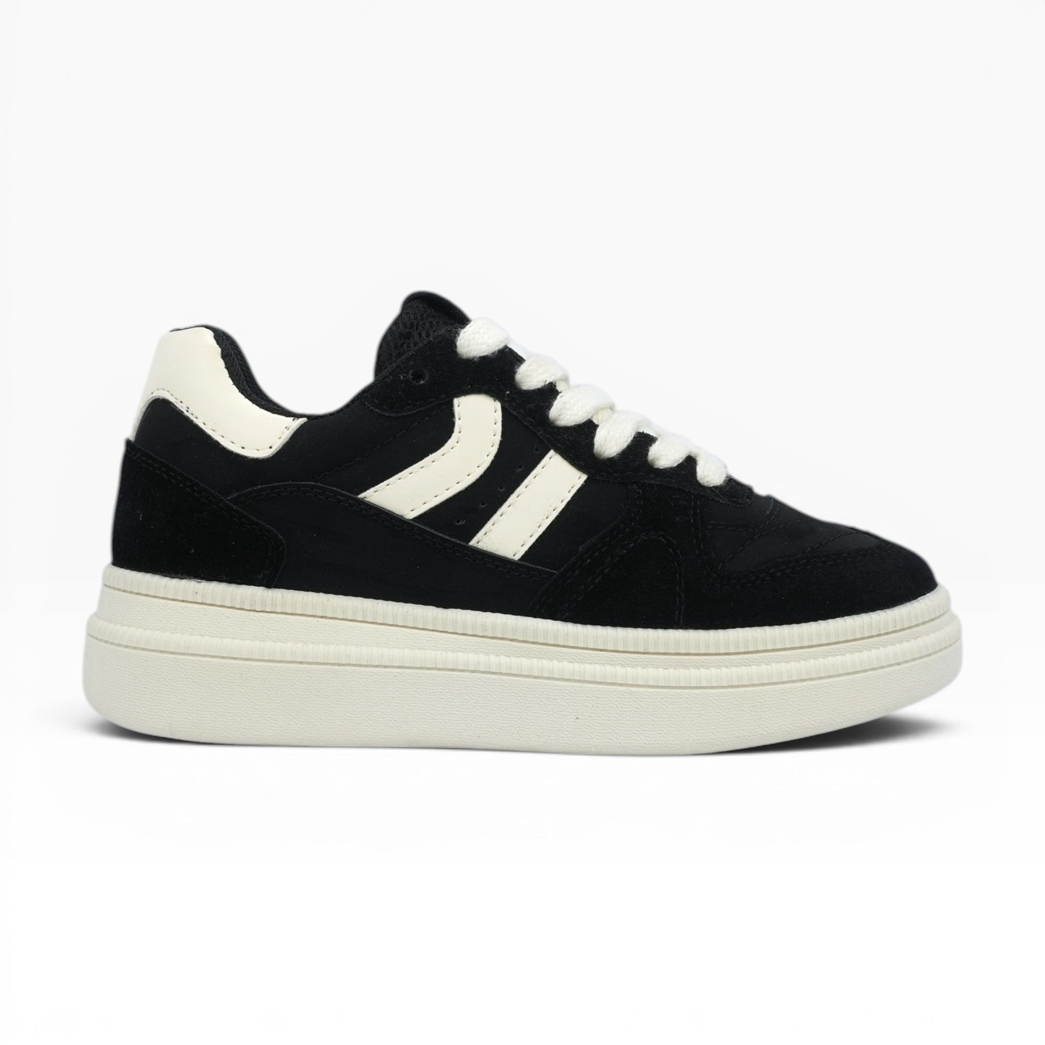 Tenis Urbanos Spimfer Negros con Plataforma para Mujer: Tendencia y Comodidad
