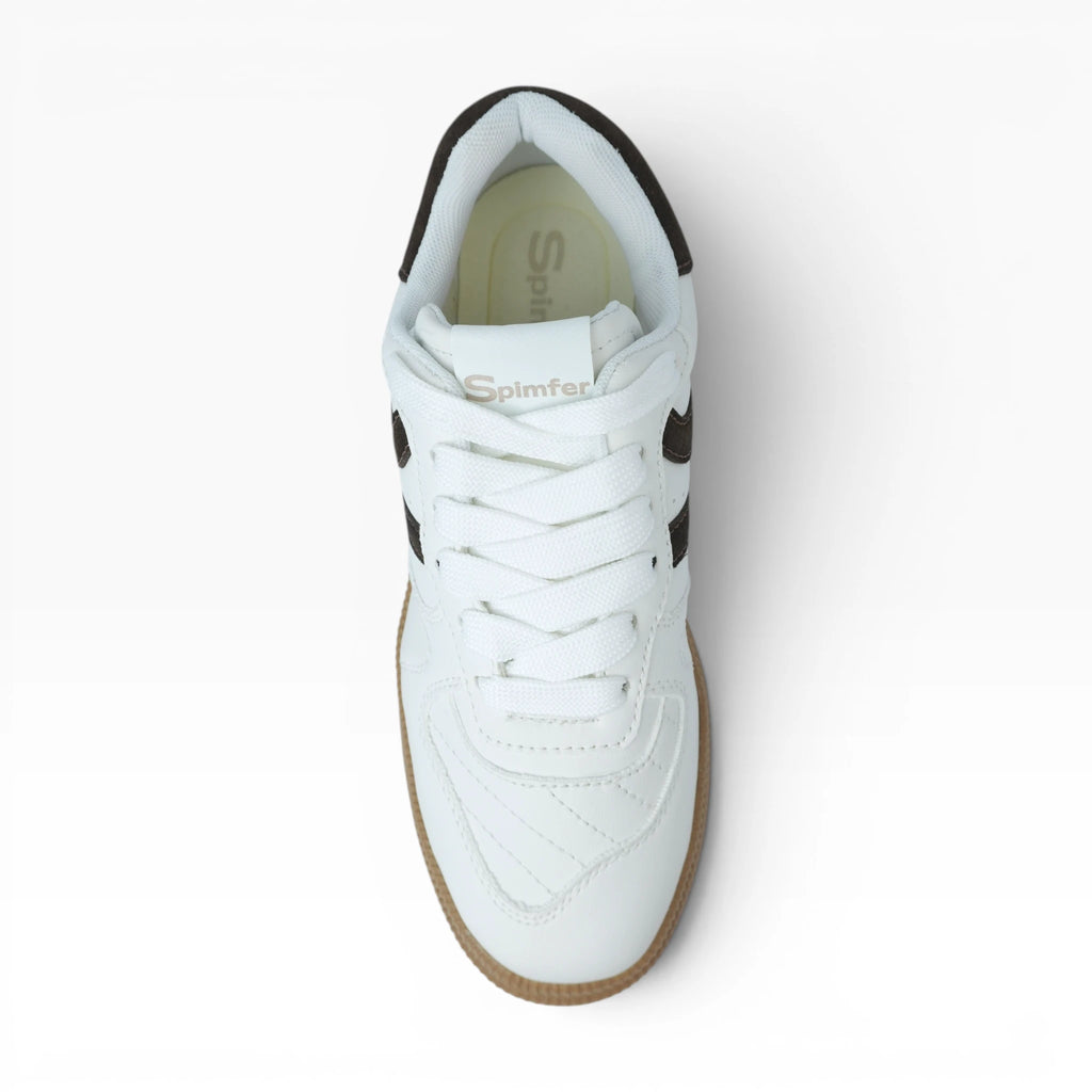 Tenis Urbanos Spimfer Blancos con Plataforma para Mujer