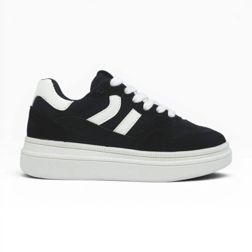 Tenis Urbanos Spimfer Negros con Plataforma para Mujer