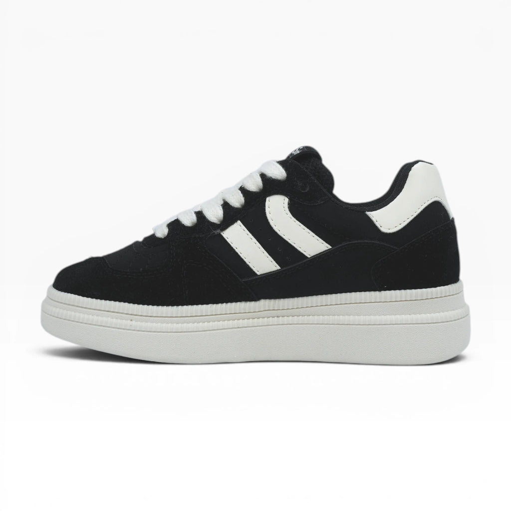 Tenis Urbanos Spimfer Negros con Plataforma para Mujer