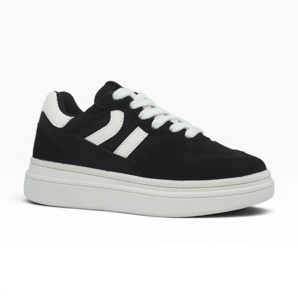 Tenis Urbanos Spimfer Negros con Plataforma para Mujer