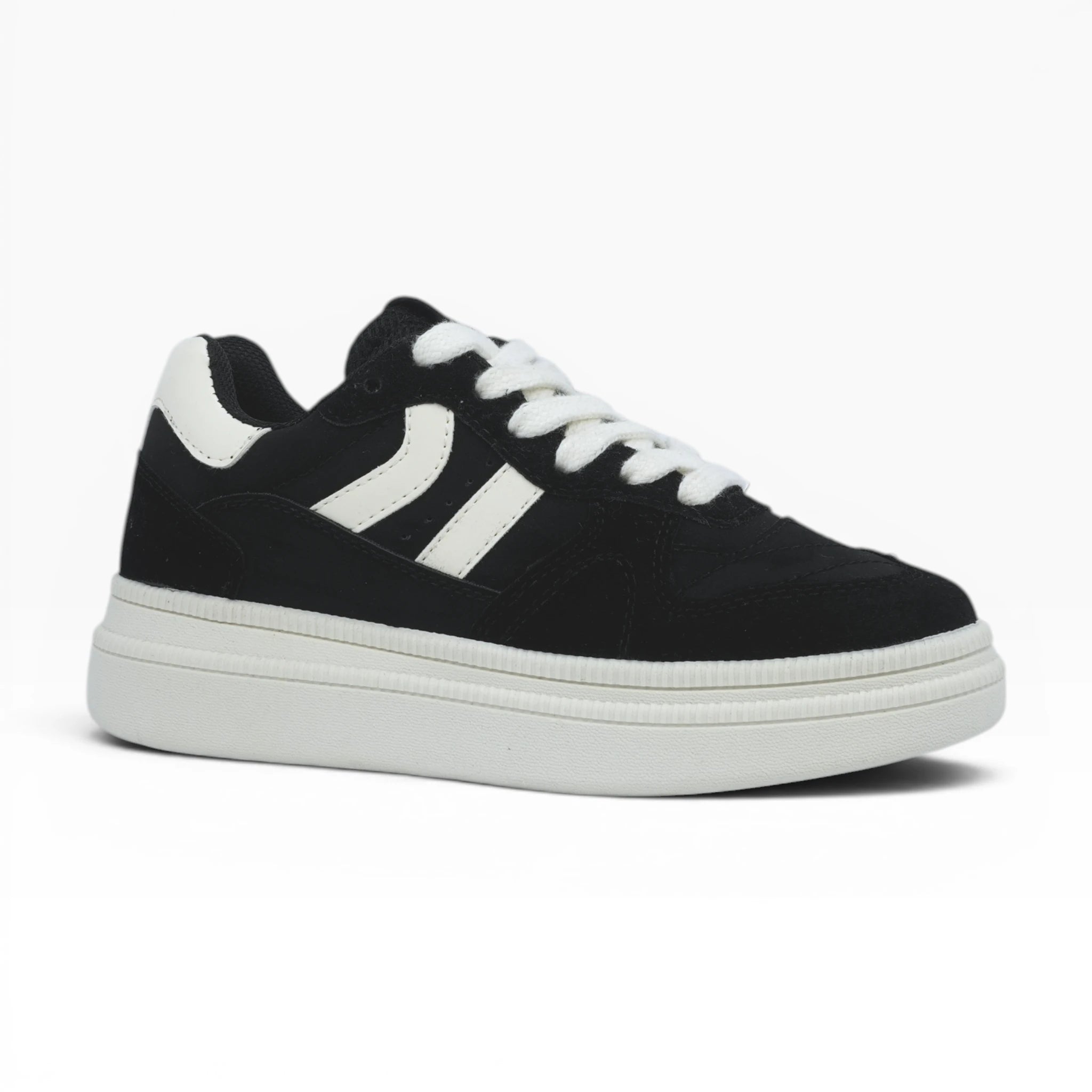 Tenis Urbanos Spimfer Negros con Plataforma para Mujer