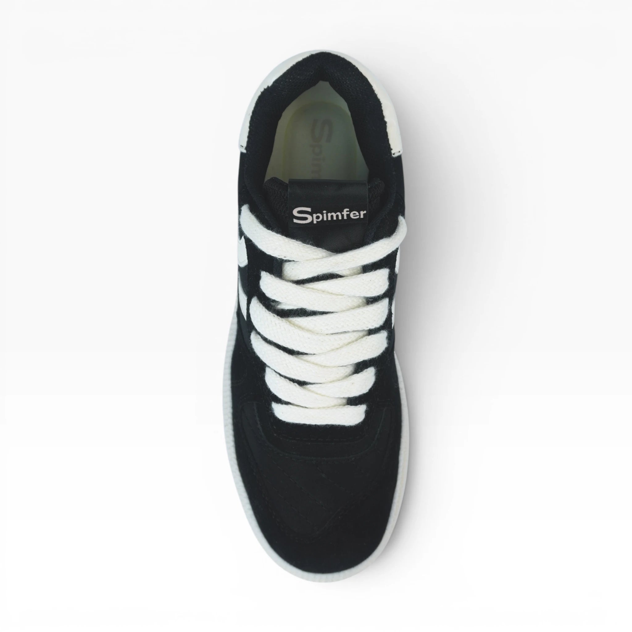 Tenis Urbanos Spimfer Negros con Plataforma para Mujer